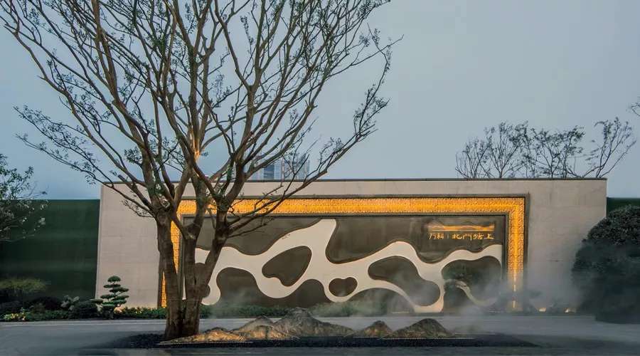 园林景观中的景墙设计